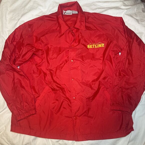 Vintage NYC Skyline Coaches Jacket Roosevelt Island - Picture 1 of 5